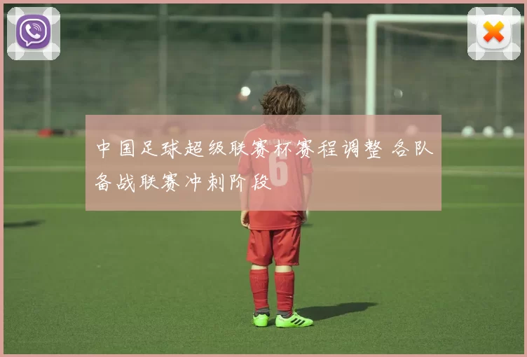 中国足球超级联赛杯赛程调整 各队备战联赛冲刺阶段