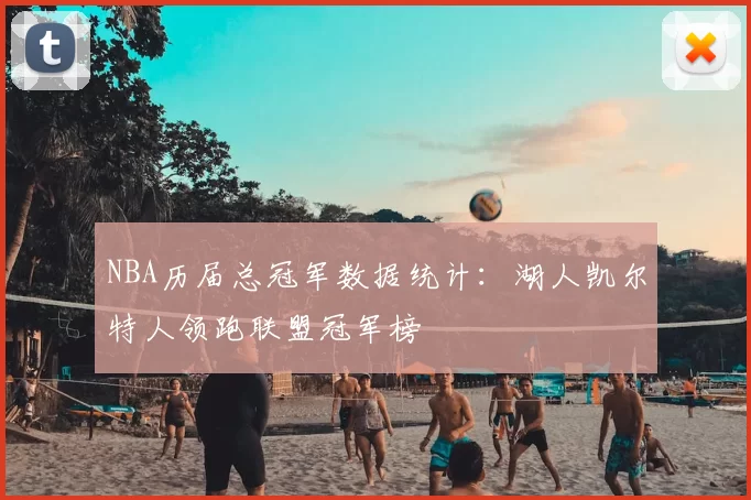 NBA历届总冠军数据统计：湖人凯尔特人领跑联盟冠军榜